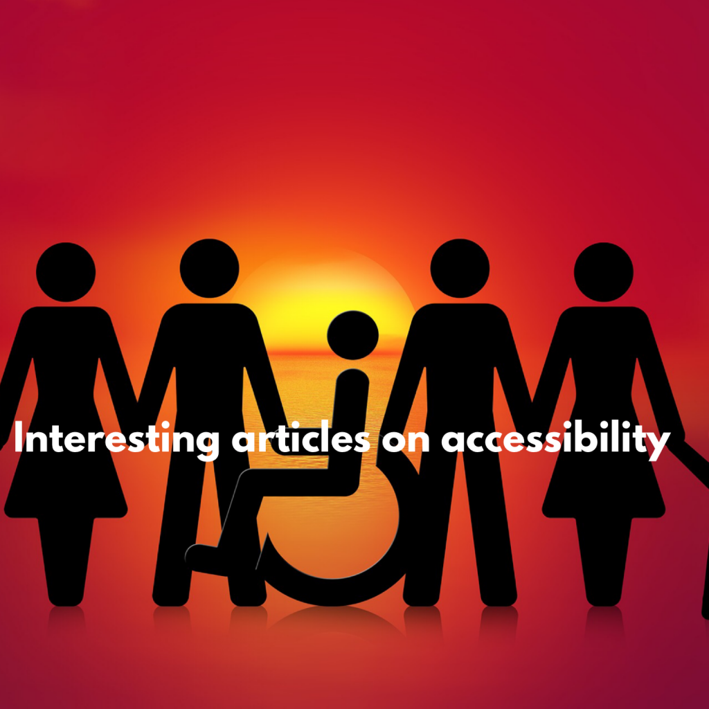 Featured Image of article "Interesting articles on assessbility"